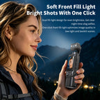 D11 Handheld Action Camera, 2 Inch Pocket HD Video Recorder for Outdoor Sports, Vlogging & Travel Shooting